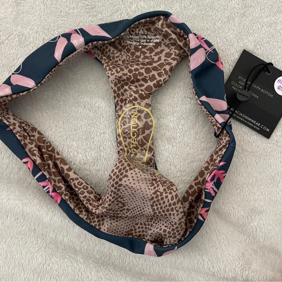 NWT Acacia Swimwear XS Heliconia Hookipa bikini bottoms - Picture 3 of 4